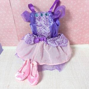 Purple and Pink Doll Ballet Costume